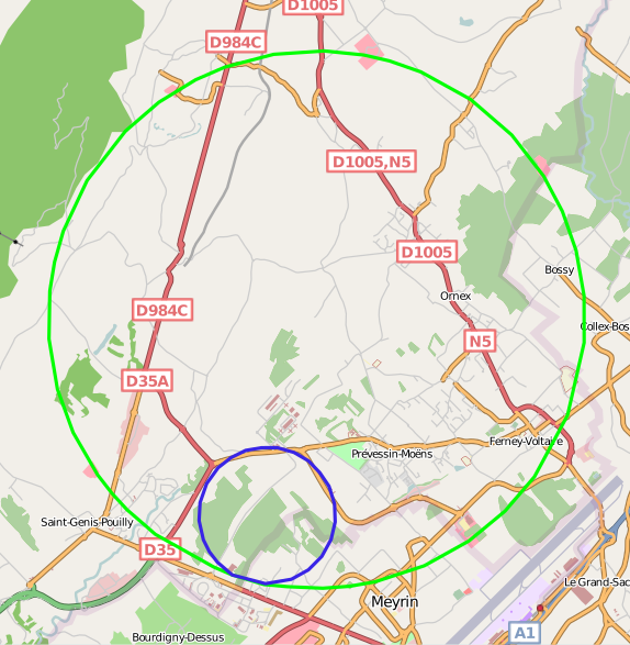 Large Hadron Collider at CERN map.svg